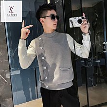 高級感毛衣男 秋冬季潮牌高街小眾打底衫  寬鬆慵懶風針織衫外套-潮男服飾 歷史價格詳細信息