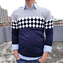 菱形格子毛衣男 2色M2XL V領休閒針織衫外套 冬季港復古ins小外套 男女同款 歷史價格詳細信息