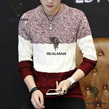 長袖針織上衣 秋冬新款 圓領毛衣男士 韓版潮流寬鬆個性針織衫 港風情侶厚款慵懶風上衣 歷史價格詳細信息