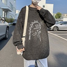 【型男會社】1126 JGW 秋冬磚墻日系大碼男七彩小熊印花加絨加厚毛衣針織衫MY071P60 歷史價格詳細信息