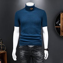 【型男會社】1126 NHXYX 秋冬季男士半袖時尚半高領羊毛衫針織衫打底 歷史價格詳細信息