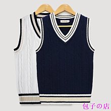 日系針織衫 無袖毛衣背心 男生學院風V領針織衫 冬季疊穿內搭打底衫 毛衣男 刺繡無袖背心外套 坎肩 百搭背心 歷史價格詳細信息