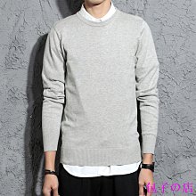 包子の店簡約黑白灰條紋圓領套頭毛衣 男女款 秋冬新款 休閒寬鬆針織衫 歷史價格詳細信息