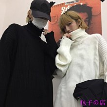 包子の店韓國秋冬保暖高領毛衣 加厚保暖針針織衫 寬鬆素色高領毛衣 高領套頭內搭多色保暖針織衫 高領上衣 情侶針織衫男女打底 歷史價格詳細信息