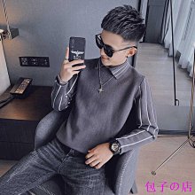 包子の店針織毛衣男 痞帥開衫毛衣男 秋冬季韓版 潮流精神小夥針織線衣外套 歷史價格詳細信息