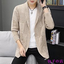 包子の店男士針織衫 休閑開衫毛衣 秋季新款男式針織開衫 時尚 休閑 韓版圓領 拉鏈衫 男式毛衣 歷史價格詳細信息