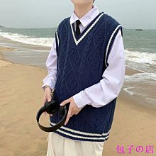 麻花毛衣男款 日系潮流加厚寬鬆圓領線衣外套 潮牌秋冬季針織衫 歷史價格詳細信息