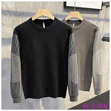 包子の店針織毛衣男秋季恐龍卡通圖案日系原宿風撞色情侶寬松圓領線衫外穿 kim 歷史價格詳細信息