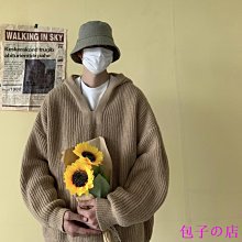 包子の店高級感毛衣外套男ins潮流愛心刺綉針織衫秋冬季加厚開衫情侶線衣 TF1 歷史價格詳細信息