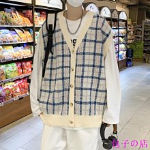 包子の店復古背心針織男馬甲 M-2XL 外穿潮牌ins個性t潮流無袖坎肩寬松毛衣坎袖秋 SP 歷史價格詳細信息