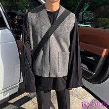 包子の店復古背心針織男馬甲 M-2XL 外穿潮牌ins個性t潮流無袖坎肩寬松毛衣坎袖秋 SP 歷史價格詳細信息