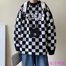 包子の店港風潮流假兩件上衣慵懶風針織毛衣日系休閒時尚百搭男生衣著針織上衣【fp1022】 秋冬季假兩件毛衣男士襯衫領針織衫 歷史價格詳細信息