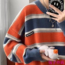 包子の店條紋毛衣男冬季寬松ins外套秋季韓版潮流慵懶風秋冬加厚針織衫男 TF1 歷史價格詳細信息