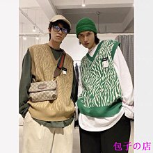 包子の店復古背心針織男馬甲 M-2XL 外穿潮牌ins個性t潮流無袖坎肩寬松毛衣坎袖秋 SP 歷史價格詳細信息