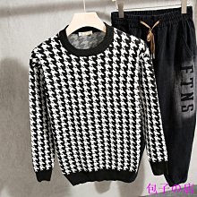 包子の店毛衣男 韓版毛衣男 圓領毛衣男 長袖毛衣男 假兩件大學T男港瑞日系潮牌寬鬆潮流百搭ins男生翻領上衣春秋衣服 歷史價格詳細信息