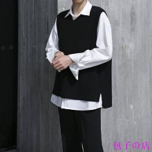 包子の店2022春秋潮字母提花條紋撞色男V領情侶長袖 潮流休閒保暖針織小外套 歷史價格詳細信息