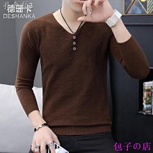 包子の店針織毛衣男秋季恐龍卡通圖案日系原宿風撞色情侶寬松圓領線衫外穿 kim 歷史價格詳細信息