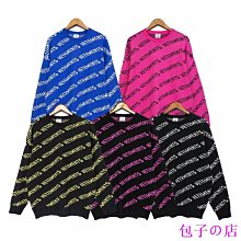 包子の店2022春秋潮字母提花條紋撞色男V領情侶長袖 潮流休閒保暖針織小外套 歷史價格詳細信息