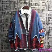 包子の店復古背心針織男馬甲 M-2XL 外穿潮牌ins個性t潮流無袖坎肩寬松毛衣坎袖秋 SP 歷史價格詳細信息