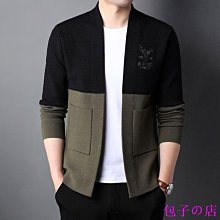 包子の店秋冬季小眾設計感潮牌小熊刺綉開衫毛衣 M-2XL 男女情侶學院風針織衫外套  SP 歷史價格詳細信息