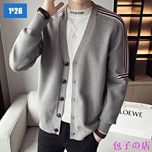 小外套毛衣男秋季韓版潮流休閒v領針織衫ins寬鬆慵懶風情侶外套 歷史價格詳細信息