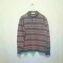 古著vintage毛衣男秋冬季日系復古慵懶風圓領條紋針織衫寬松外套-潮男服飾 歷史價格詳細信息