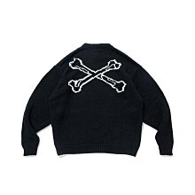 【希望商店】WTAPS CREW  SWEATER. WOAC 18AW WTVUA 標語 毛衣 歷史價格詳細信息