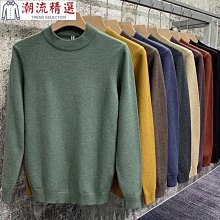 高領毛衣 男士打底針織衫 秋冬季潮流刷毛加厚保暖男裝上衣服 素色高領毛衣男 歷史價格詳細信息