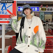 熱銷 針織衫毛衣M-3XL【Theboys】新款男裝毛衣開衫外貿男士毛衣開衫純色翻領長袖針織外套痞帥風針織衫5色TOA1 歷史價格詳細信息