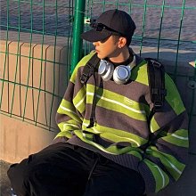 男士毛衣韓版修身潮流假兩件條紋秋冬季加厚襯衫領個性打底針織衫【zero潮流屋】 歷史價格詳細信息