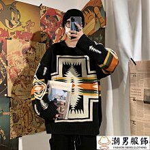 冬季情侶毛衣男日系復古韓版寬松學生小清新港加厚保暖男針織衫 歷史價格詳細信息