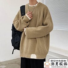 秋冬季假兩件毛衣男士韓版2023新款襯衫領打底針織衫帶領寬松線衣【zero潮流屋】 歷史價格詳細信息