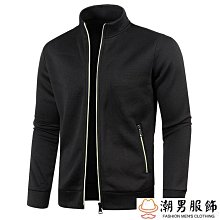 大碼男生針織外套開衫 冬季連帽加絨毛衣 韓版拉鍊針織開衫-潮男服飾 歷史價格詳細信息