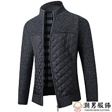 冬季立領保暖針織外套 男裝 秋冬季 開衫 拉鍊 毛衣 加厚 加絨 立領 寬鬆 保暖 針織衫 外套 歷史價格詳細信息