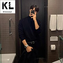 秋冬素色高領單排鈕扣針織小外套男 韓系潮流高級感軟糯毛衣 痞帥鹿毛絨外套 M3XL 歷史價格詳細信息