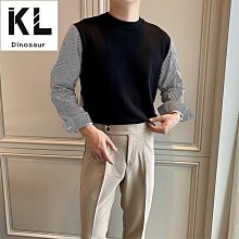 韓國輕熟休閒毛衣小外套 秋季新款男士長袖針織毛衣外套 緊身彈力百搭針織衫 拉鍊翻領小外套 歷史價格詳細信息