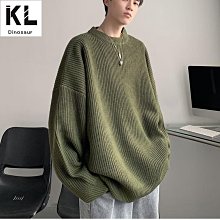 圓領綠色毛衣 男士秋冬季港寬鬆慵懶針織衫 潮牌冬款加厚毛線衣服 加厚鹿毛絨毛衣 價格比較,價格查詢,歷史價格詳細信息