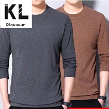 春秋季薄款男士長袖恤男長圓領印花潮流秋衣大碼打底衫男士長袖T男性衣服上衣T恤男裝休閒服裝-正正男裝 歷史價格詳細信息