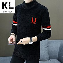 毛衫男士時尚休閑打底中領針織衫秋冬季半高領毛衣寬松百搭青少年男裝毛衣 男士針織衫 歷史價格詳細信息