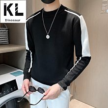 新品 圓領毛衣男士秋冬季潮牌假兩件針織毛衣潮牌毛衣內搭衫2022新款秋冬季男士毛線衣潮時尚百搭毛衣-可開發票 歷史價格詳細信息