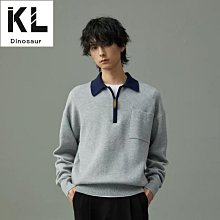 長袖針織衫外時尚潮流高級感素色小外套外套男秋冬寬鬆 歷史價格詳細信息