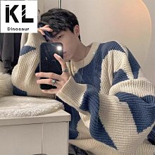 高級感毛衣男 秋冬季潮牌高街小眾打底衫  寬鬆慵懶風針織衫外套-潮男服飾 歷史價格詳細信息