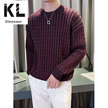 高級感毛衣男 秋冬季潮牌高街小眾打底衫  寬鬆慵懶風針織衫外套-潮男服飾 歷史價格詳細信息