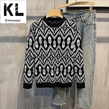 新品 針織衫毛衣男 M-3XL 休閒痞帥小外套 B字刺繡 v領長袖上衣 男士時尚外套-可開發票 歷史價格詳細信息