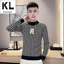 針織衫男 2色M3XL 素色毛衣 痞帥打底衫 秋冬季休閒上衣 歷史價格詳細信息