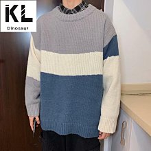 圓領套頭毛衣 日系小清新羊毛衣 韓版寬松針織衫 動物印花毛線衫 百搭針織衫（THK21）【壹號站】 歷史價格詳細信息