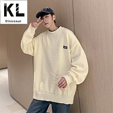 假兩件毛衣男 4色M3XL 秋冬寬鬆上衣 潮流圓領華夫格針織衫 韓版慵懶簡約針織外套 歷史價格詳細信息