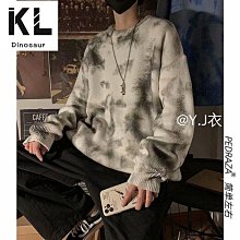 潮流紮染國潮圓領衛衣男 長袖連帽t男 帽t 韓版寬鬆上衣衛衣 上衣薄T恤 休閒長t 情侶裝大學t(TFF12)【壹號站】 歷史價格詳細信息