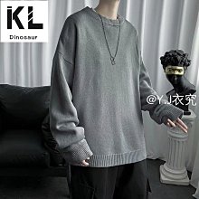 圓領毛衣男長袖針織打底衫2023新款秋冬韓版修身保暖內搭線衣-潮男服飾 歷史價格詳細信息