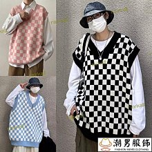 男青春流行港風毛衣長袖新款慵懶直筒型帥氣秋季針織衫潮休閒-潮男服飾 歷史價格詳細信息